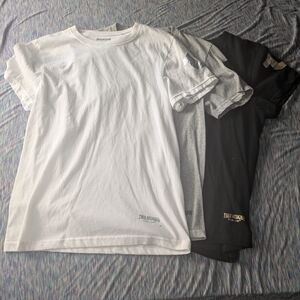 True Religion Boy's T-Shirt Pack - White, Gray, Black